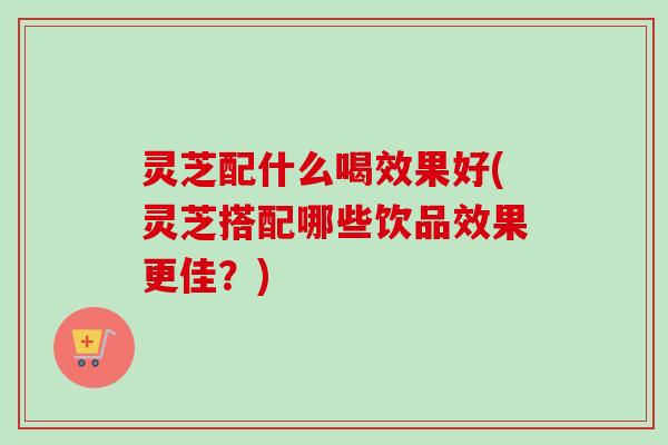 灵芝配什么喝效果好(灵芝搭配哪些饮品效果更佳？)