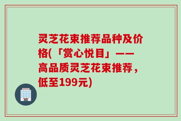 灵芝花束推荐品种及价格(「赏心悦目」——高品质灵芝花束推荐，低至199元)