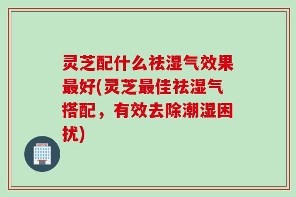 灵芝配什么祛湿气效果好(灵芝佳祛湿气搭配,有效去除潮湿困扰) 灵芝配什么祛湿气效果好(灵芝佳祛湿气搭配,有效去除潮湿困扰)