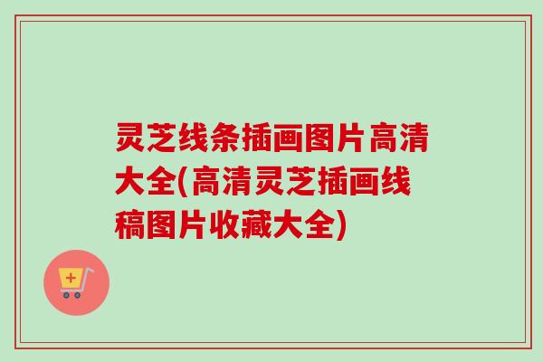 灵芝线条插画图片高清大全(高清灵芝插画线稿图片收藏大全) 灵芝线条插画图片高清大全(高清灵芝插画线稿图片收藏大全)