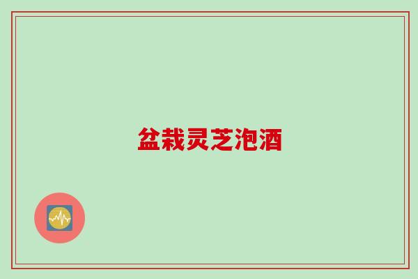 盆栽灵芝泡酒