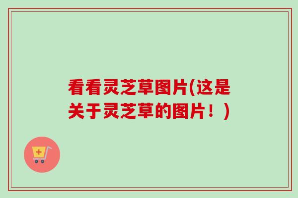看看灵芝草图片(这是关于灵芝草的图片！)