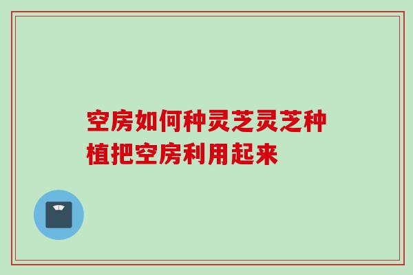 空房如何种灵芝灵芝种植把空房利用起来
