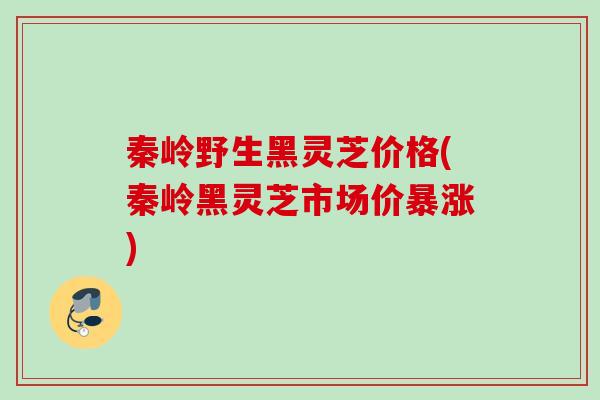 秦岭野生黑灵芝价格(秦岭黑灵芝市场价暴涨) 秦岭野生黑灵芝价格(秦岭黑灵芝市场价暴涨)