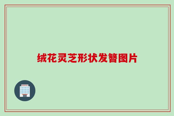 绒花灵芝形状发簪图片