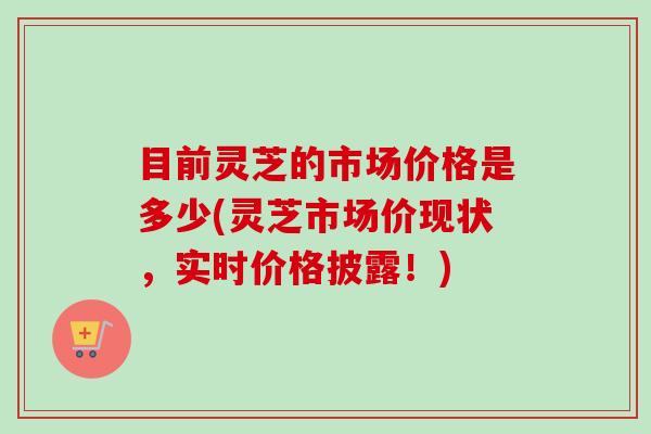 目前灵芝的市场价格是多少(灵芝市场价现状，实时价格披露！)