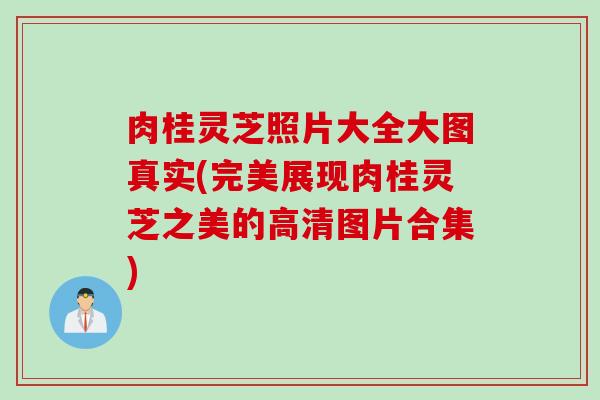 肉桂灵芝照片大全大图真实(完美展现肉桂灵芝之美的高清图片合集)