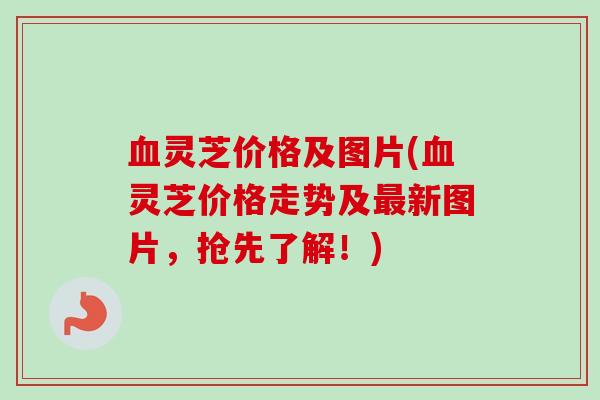 灵芝价格及图片(灵芝价格走势及新图片,抢先了解!) 灵芝价格及图片(灵芝价格走势及新图片,抢先了解!)
