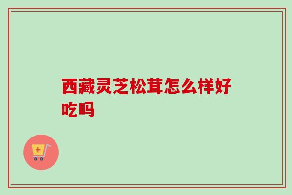 西藏灵芝松茸怎么样好吃吗