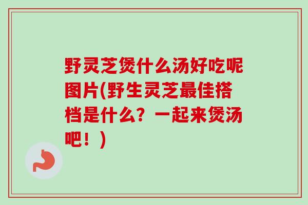 野灵芝煲什么汤好吃呢图片(野生灵芝佳搭档是什么?一起来煲汤吧!) 野灵芝煲什么汤好吃呢图片(野生灵芝佳搭档是什么?一起来煲汤吧!)