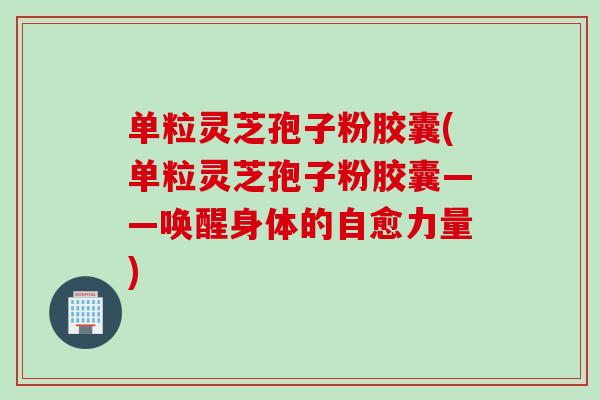 单粒灵芝孢子粉胶囊(单粒灵芝孢子粉胶囊——唤醒身体的自愈力量)