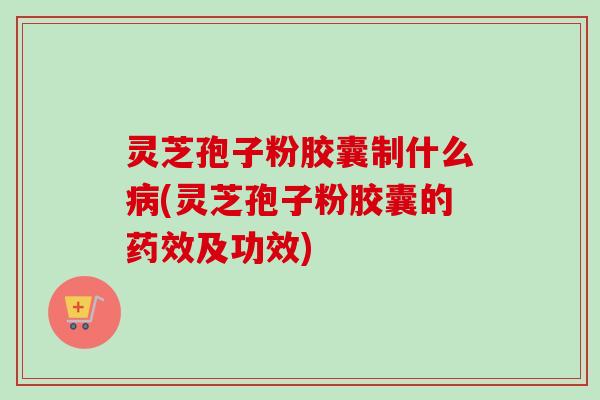灵芝孢子粉胶囊制什么病(灵芝孢子粉胶囊的药效及功效)