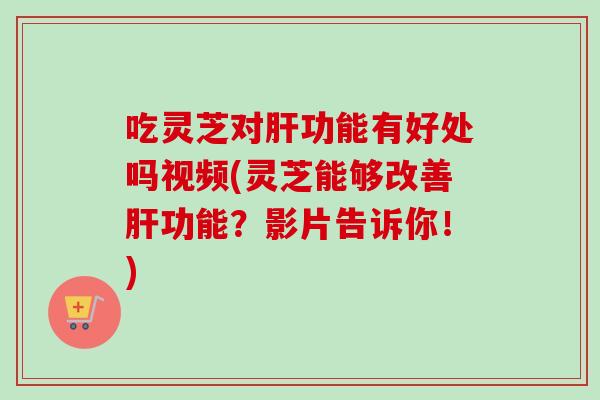 吃灵芝对肝功能有好处吗视频(灵芝能够改善肝功能？影片告诉你！)