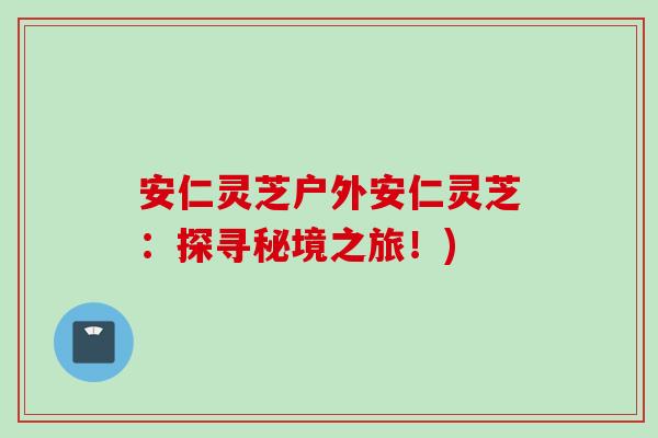 安仁灵芝户外安仁灵芝：探寻秘境之旅！)