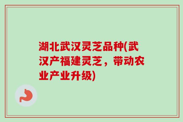 湖北武汉灵芝品种(武汉产福建灵芝,带动农业产业升级) 湖北武汉灵芝品种(武汉产福建灵芝,带动农业产业升级)