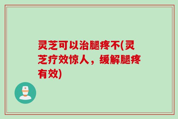 灵芝可以治腿疼不(灵芝疗效惊人，缓解腿疼有效)