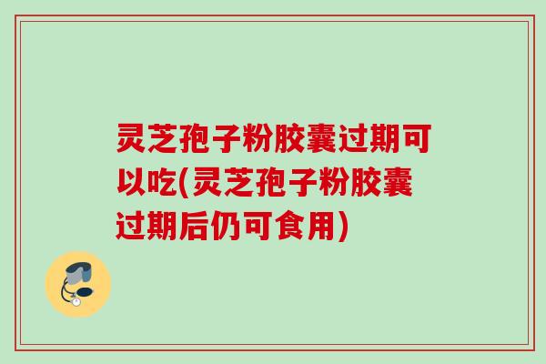 灵芝孢子粉胶囊过期可以吃(灵芝孢子粉胶囊过期后仍可食用)