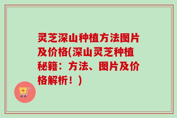 灵芝深山种植方法图片及价格(深山灵芝种植秘籍：方法、图片及价格解析！)