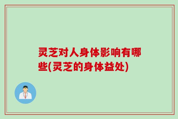 灵芝对人身体影响有哪些(灵芝的身体益处)