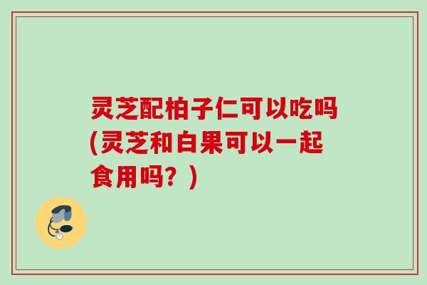 灵芝配柏子仁可以吃吗(灵芝和白果可以一起食用吗?) 灵芝配柏子仁可以吃吗(灵芝和白果可以一起食用吗?)
