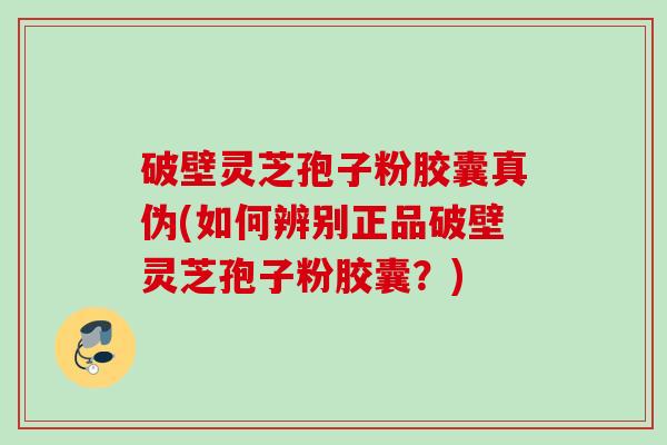 破壁灵芝孢子粉胶囊真伪(如何辨别正品破壁灵芝孢子粉胶囊？)