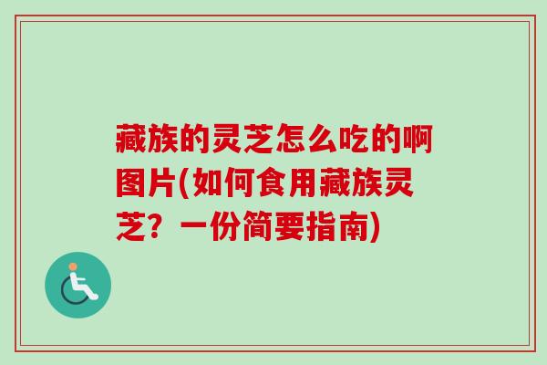 藏族的灵芝怎么吃的啊图片(如何食用藏族灵芝？一份简要指南)