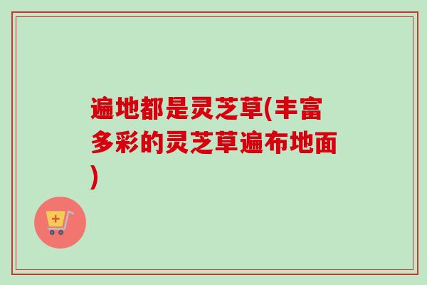 遍地都是灵芝草(丰富多彩的灵芝草遍布地面)
