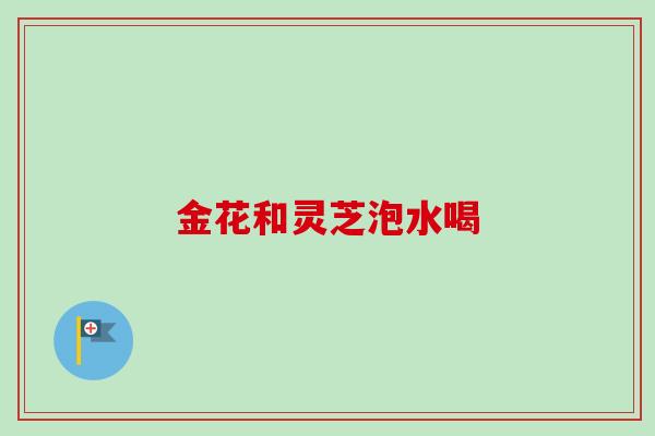 金花和灵芝泡水喝 金花和灵芝泡水喝
