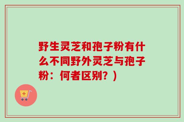 野生灵芝和孢子粉有什么不同野外灵芝与孢子粉：何者区别？)