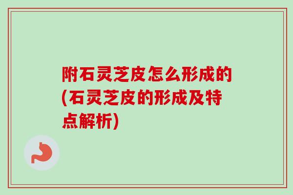 附石灵芝皮怎么形成的(石灵芝皮的形成及特点解析)