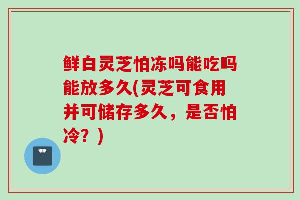 鲜白灵芝怕冻吗能吃吗能放多久(灵芝可食用并可储存多久，是否怕冷？)