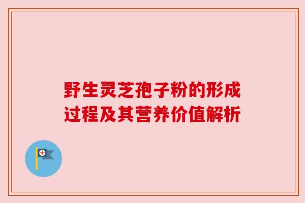 野生灵芝孢子粉的形成过程及其营养价值解析 野生灵芝孢子粉的形成过程及其营养价值解析
