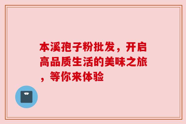 本溪孢子粉批发，开启高品质生活的美味之旅，等你来体验